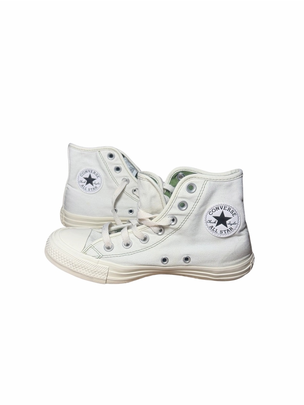 Converse White High Top Canvas Sneakers